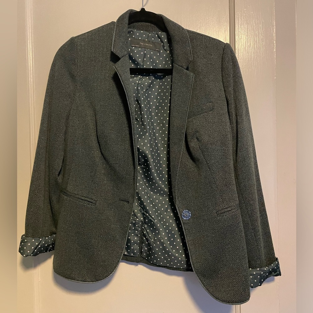 The Limited teal blazer